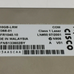 Genuine Cisco Original X2 transceiver module X2-10GB-LRM 10-2368-01 V01