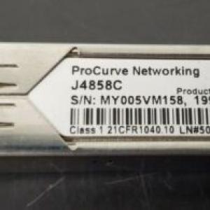 HP J4858C ProCurve Gigabit SX-LC Mini-GBIC Transceiver 1990-3657