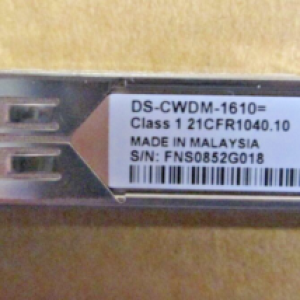NEW GENUINE CISCO TRANSCEIVER MODULE - DS-CWDM-1610  2 GBPS FC SFP