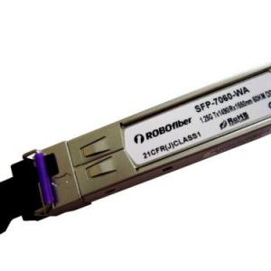 SFP Gigabit transceiver WDM A 60Km BiDirectional T:1490/R:1550nm DDM Cisco comp