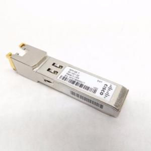 CISCO SFP-GE-T= SFP (MINI-GBIC) TRANSCEIVER MODULE S/N MTC19300Q1T