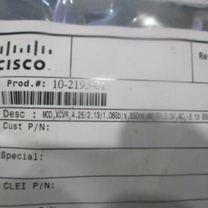 Cisco Model: DS-SFP-FC4G-SW Fiber Channel Transceiver. New Old Stock