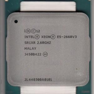 INTEL XEON E5-2660 V3 SR1XR 2.6GHZ+ 25MB L3 10-CORE LGA2011-3 (CPU ONLY) - NEW