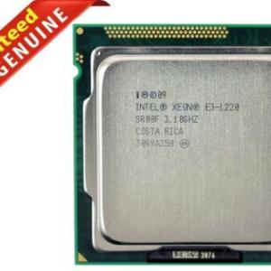 New Intel Xeon Quad Core E3-1220 SR00F D4M53 3.30GHz 8MB LGA1155 CPU Processor
