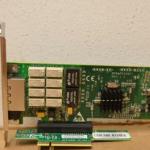 Silicom Dual Port Gigabit Ethernet Bypass Server Adapter PEG2BPI & RISER CARD