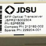 12 JDSU 52P6539 Fiber Optical 2GB 850nm GBIC Transceivers 229204-001 HP/Compaq