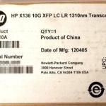 HP X136 10G 10GBase-LR XFP LC LR 1310nm Transceiver JC010A