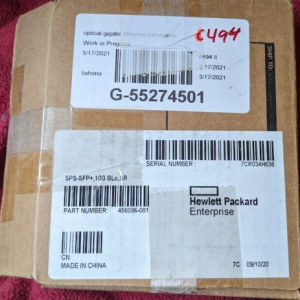 HPE BladeSystem HP 10Gb SR SFP+10G Transceiver 456096-001