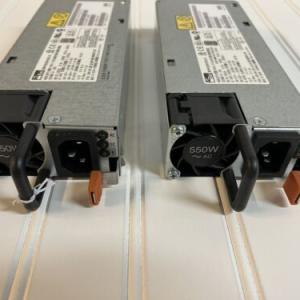 (2) ACBEL POWER SUPPLY 550W 80 PLUS PLATINUM FOR IBM X3630 - FSA011-031G