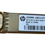 JD089B I Genuine HPE X120 1GB SFP RJ45 T Transceiver