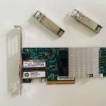HP NC523SFP 10GbE 593742-001 593715-001 PCIe Server Adapter 2*SFP+ Transceiver