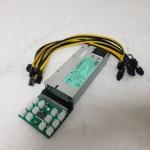 HP 1200W ETH ASICS Bitcoin Crypto Mining Power Supply / Breakout Board 12 Cables