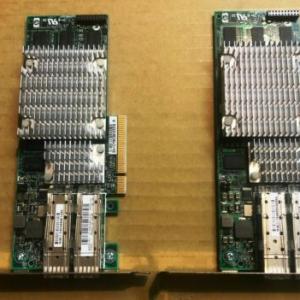 LOT OF 2 - HP 468349-001 Dual Port 10Gbps Ethernet PCI Express Server Adapters