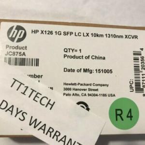 Brand New Genuine HP JC875A X126 1G SFP LC LX 10km 1310nm XCVR Transceiver 12pc