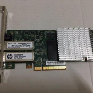 HP NC523SFP Dual Port 593717-B21 Server Adapter + FTLF8528P2BNV-HP Transceiver