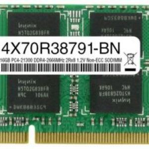 4X70R38791 - Lenovo Compatible 16GB DDR4-2666MHz 2Rx8 1.2V Non-ECC SODIMM