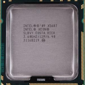 Intel Xeon X5687 3.6 GHz 12 MB Quad-Core Socket 1366 CPU Processor