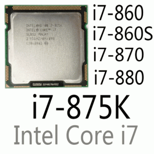 intel Xeon i7-860 i7-860S i7-870 i7-875K i7-880 LGA1156 CPU Processor