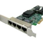 Dell HM9JY Quad Port 1GB PCIe Server Adapter Ethernet Full Profile Network Card
