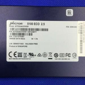 MTFDDAK3T8TBY MICRON 5100 ECO 3.84TB SATA 2.5IN SSD  CISCO 16-101172-01