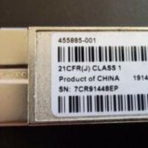 HP HPE 10Gb SFP+ 455883-B21 455885-001 456096-001 850nm Transceiver Tiny1