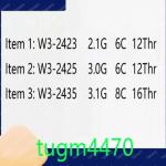 Intel Xeon W3-2423 W3-2425 W3-2435 Sapphire Rapids Desktop CPU Processors choose