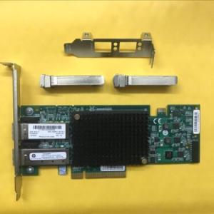 HP NC552SFP DUAL PORT 10GbE SERVER ADAPTER 614203 B21  HP With 2 Transce